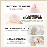 Huevo vibrador caliente para mujeres